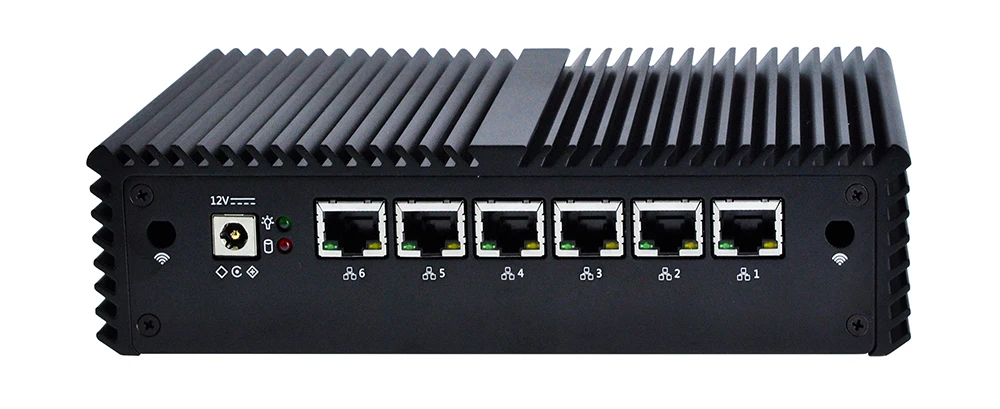 Мини-ПК AES-NI Intel Celeron Core 6 Gigabit NIC маршрутизатор брандмауэр поддержка Linux Безвентиляторный мини настольный компьютер K510G6