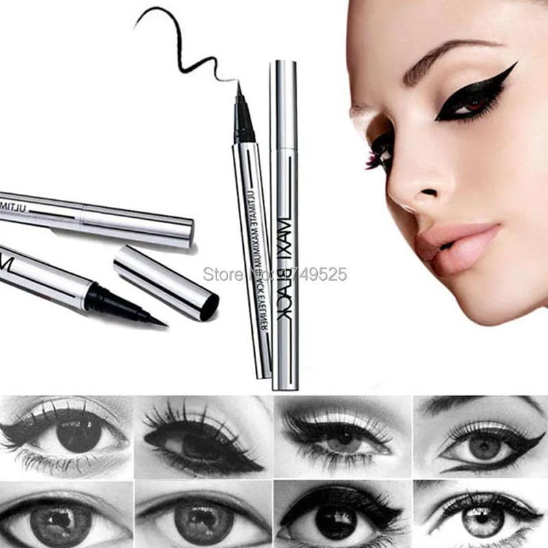 Liner Pencil 1 шт. Горячая Ultimate Черный жидкая подводка длительное Водонепроницаемый глаз Liner Pencil Ручка Хороший макияж Косметические средства