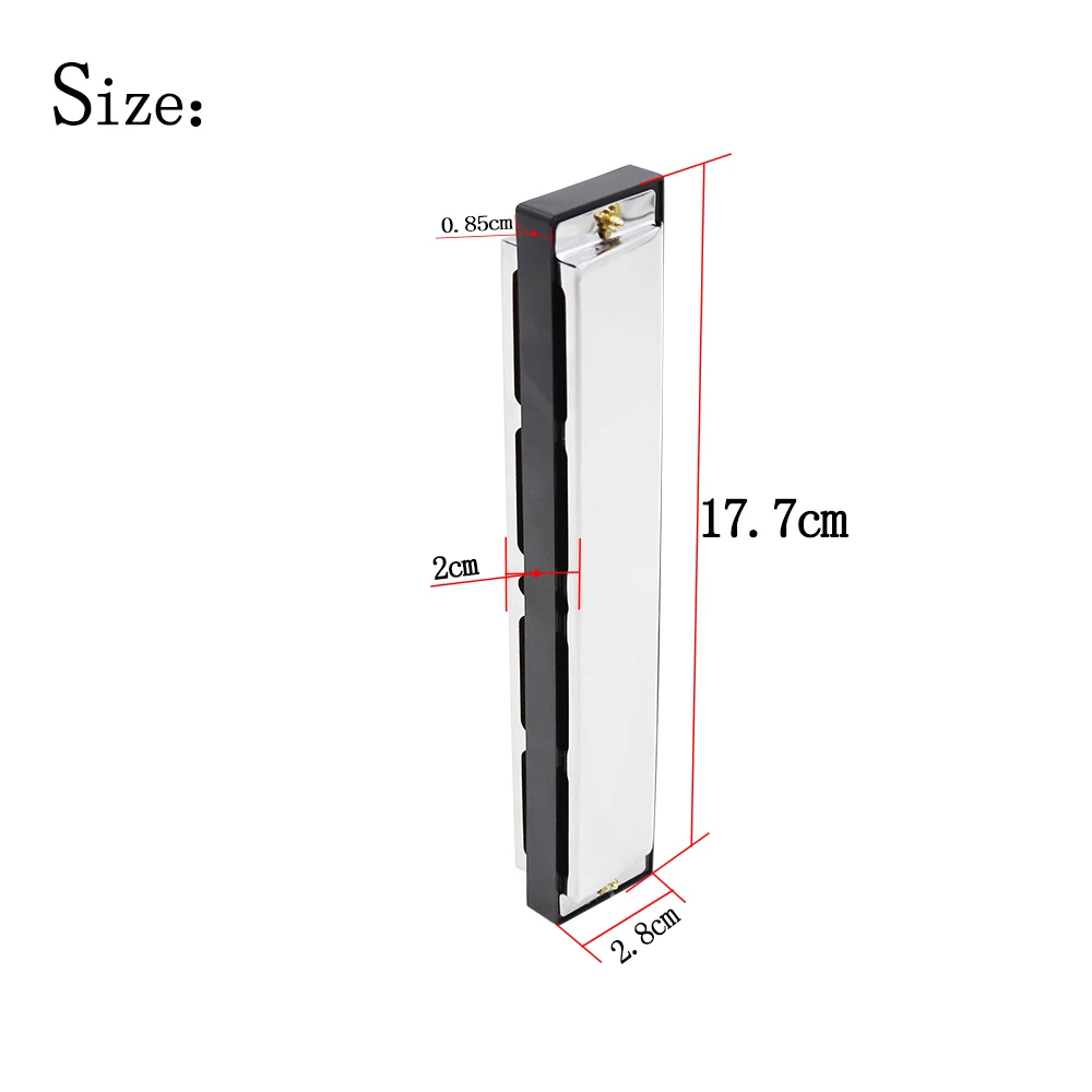 Гармоника Tremolo с 24 отверстиями ротовой Ключ C для начинающих студентов | Спорт и
