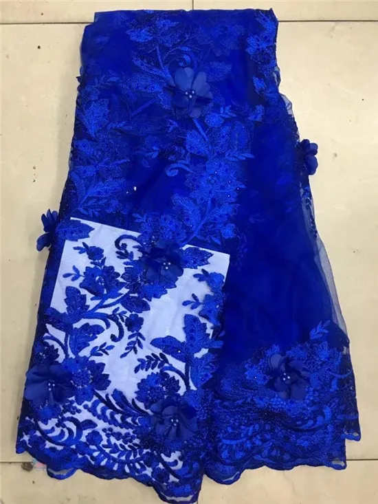 5 yards Lovely African french lace floral tulle fabric with cord embroidery border lots of stones high quality Hot Sale SYL | Дом и сад