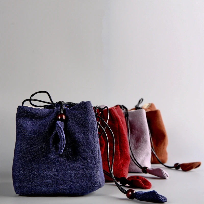 PINNY чайный набор для путешествия посылка сумка на шнурке льняной пакет чайника в