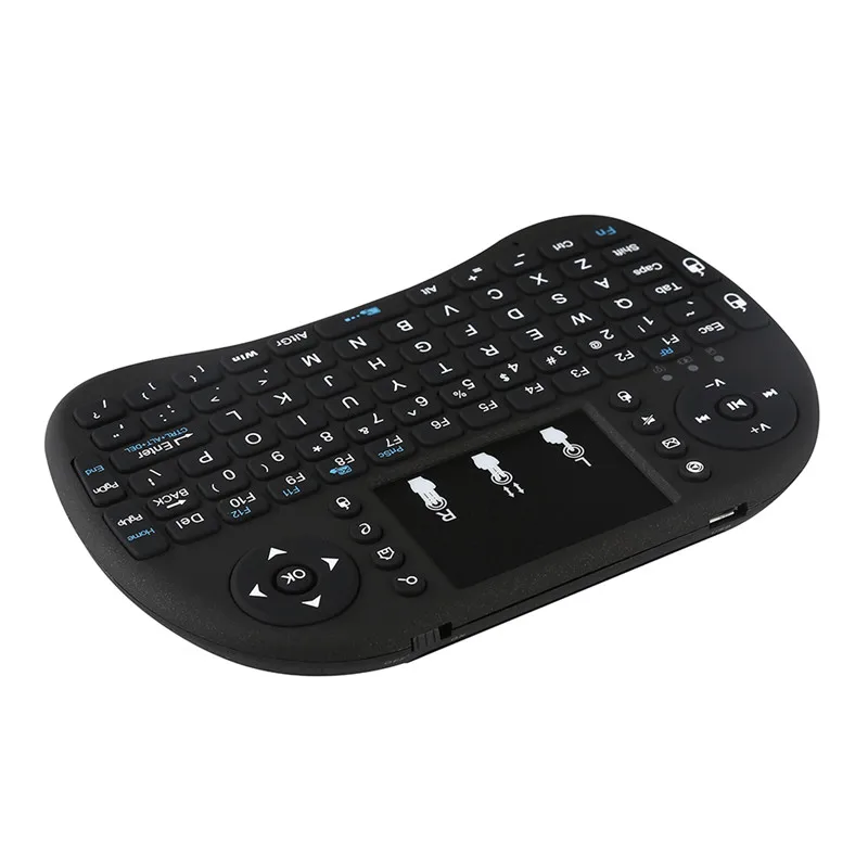 SUNNZO испанская/английская Мини Беспроводная клавиатура Air mouse USB Пульт