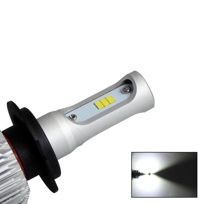 Прямая продажа с фабрики магазин H7 CSP светодиодный фар Conversion Kit 72W фары для 8000LM