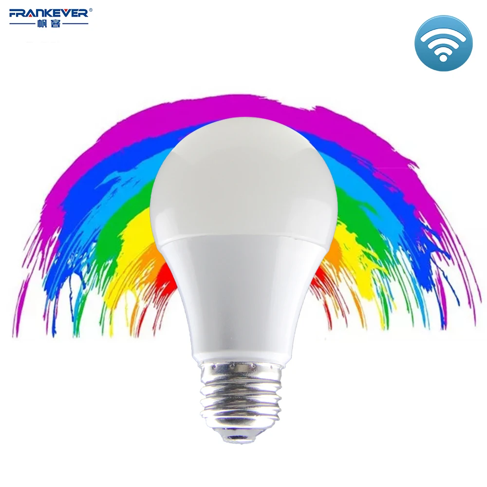 Smart Remote Control EU Standard E27 WiFi Bulb Work with echo Alexa Googlehome Wifi FK-EU10 | Электроника