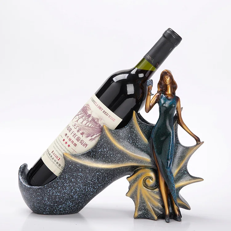 Украшение ручной работы из смолы Европейский винный шкаф для дома с окном