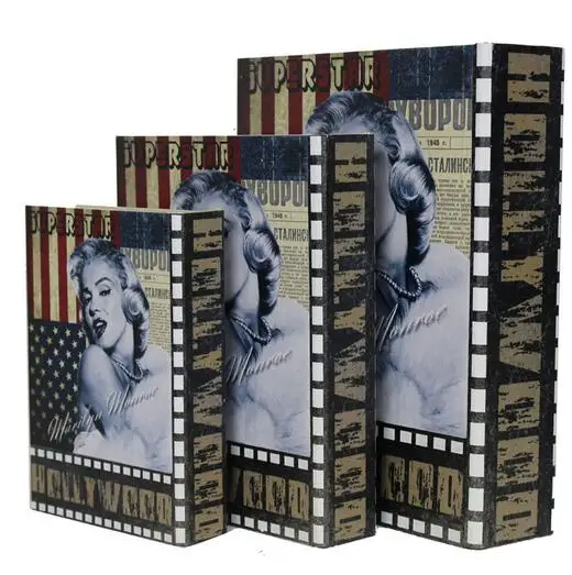 Коробка для книг комплект из 3 предметов дизайн наличных словик секретная книга