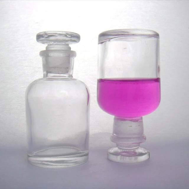 Reagent bottle transparent fine mouth bottle, glass bottle, 250ml, glass stopper, chemical laboratory consumables