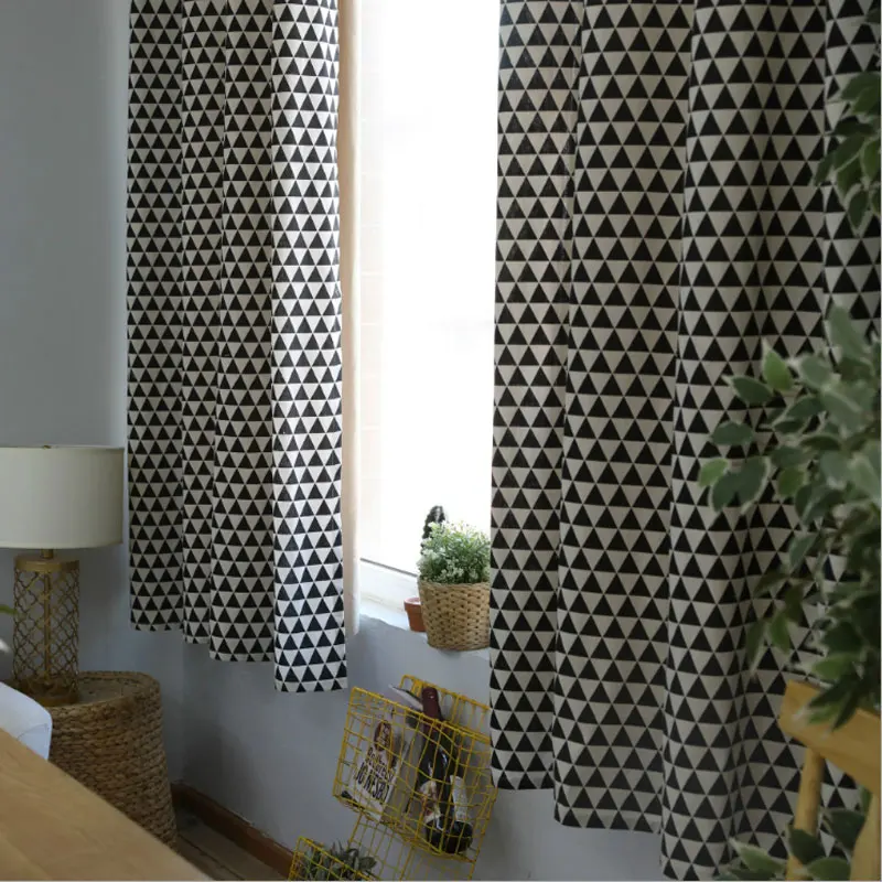 

European geometric patternWindow Curtains for Living Room Quality Free Shipping Bedroom Curtain Door Curtain for Kitchen 0189