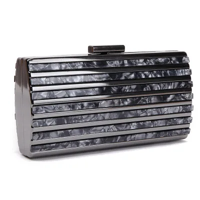 Полная печать акриловая коробка клатчи женские ручные сумки Клатчи на каждый