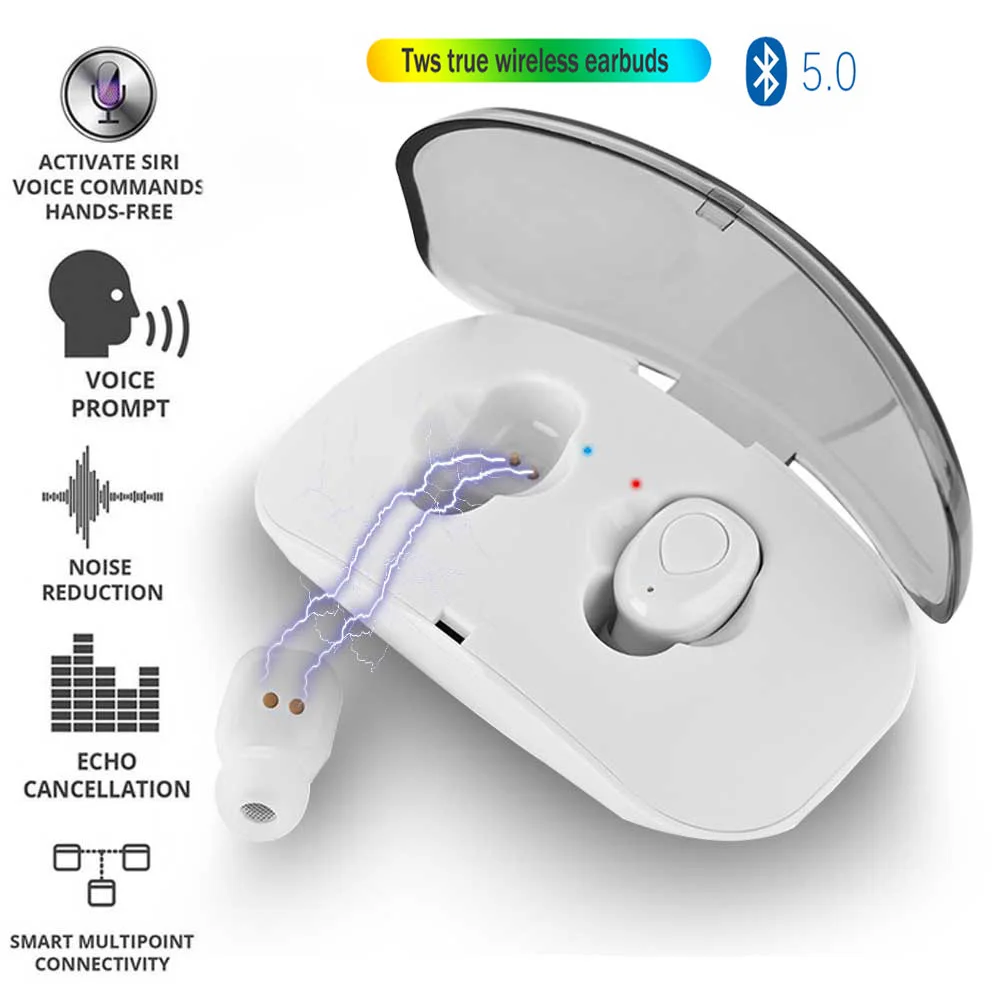 Fviyi X18 TWS 5 0 Bluetooth в ухо 3D стерео беспроводные наушники handsfree гарнитура auriculares с