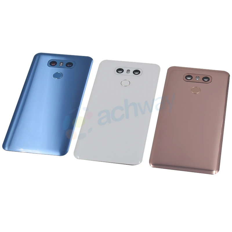 Для LG G6 крышка батареи чехол для двери корпус с объективом камеры + стекло