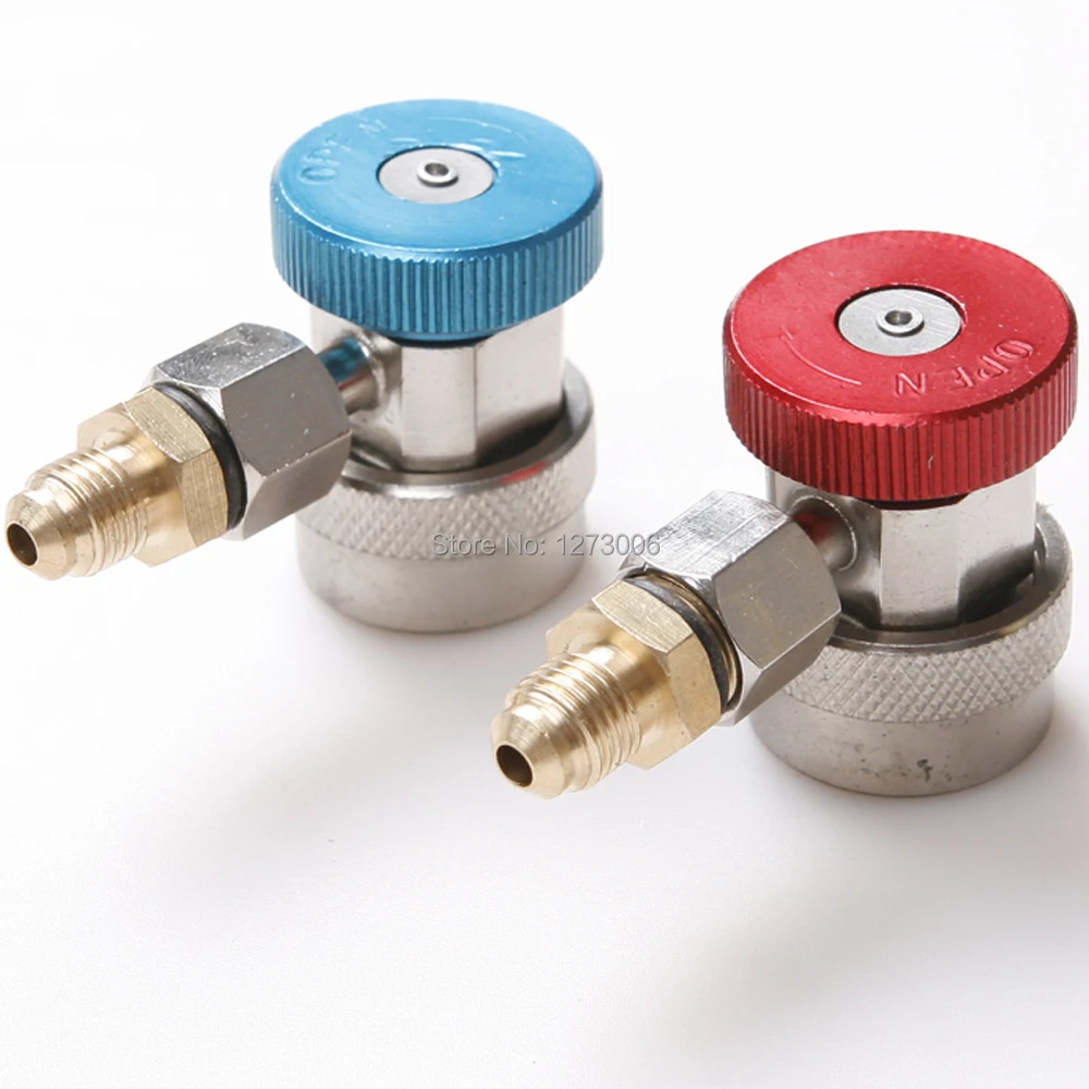 2 шт. Авто R134A H/L быстрой смены навесного оборудования адаптер для автомобиля