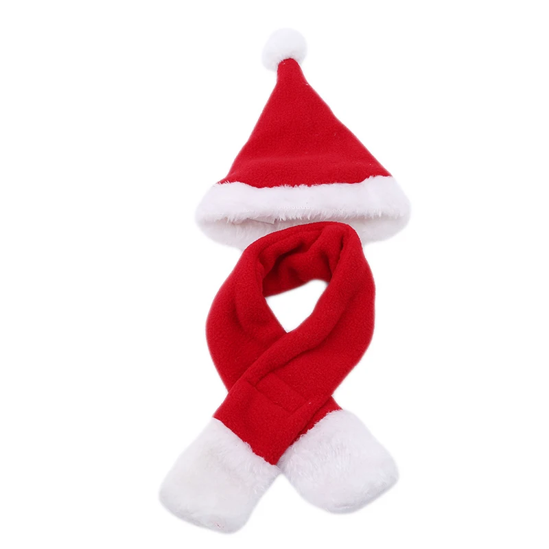 Лидер продаж Костюм Санты кошек аксессуары для домашних животных собак шапки