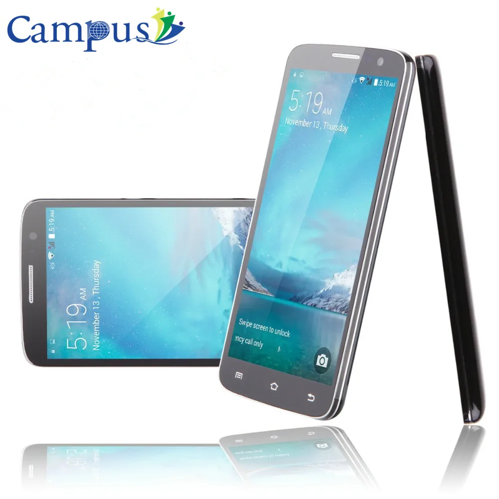 КАМПУС iRULU Марка U2 Смартфон LCD 5.0 &quotMTK6582 Android 4.4 Quad Core 8 ГБ Мобильный Телефон Dual SIM 13MP