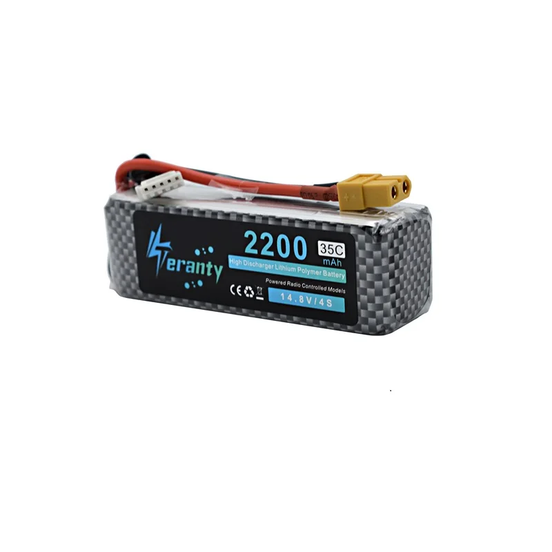 3 шт. 14 8 в 2200 мАч 35C LiPo батарея T/XT60/JST/EC5 Plug14.8v перезаряжаемая 4S Lipo литиевая для