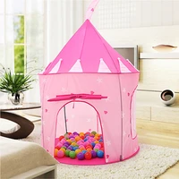 playhouse portable children kids play hut house outdoor garden folding toy tent pop up girl princess castle play tent