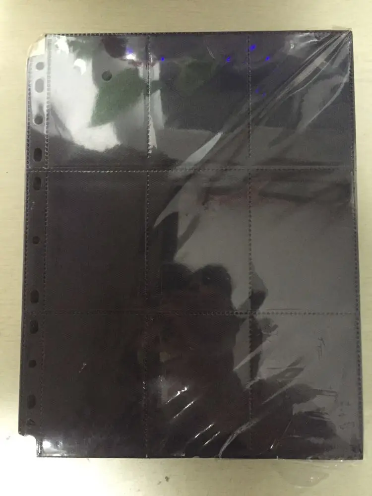 Карточки для настольных игр 30 страниц 2 стороны 9 карманов|trading card protector|card protectorpocket