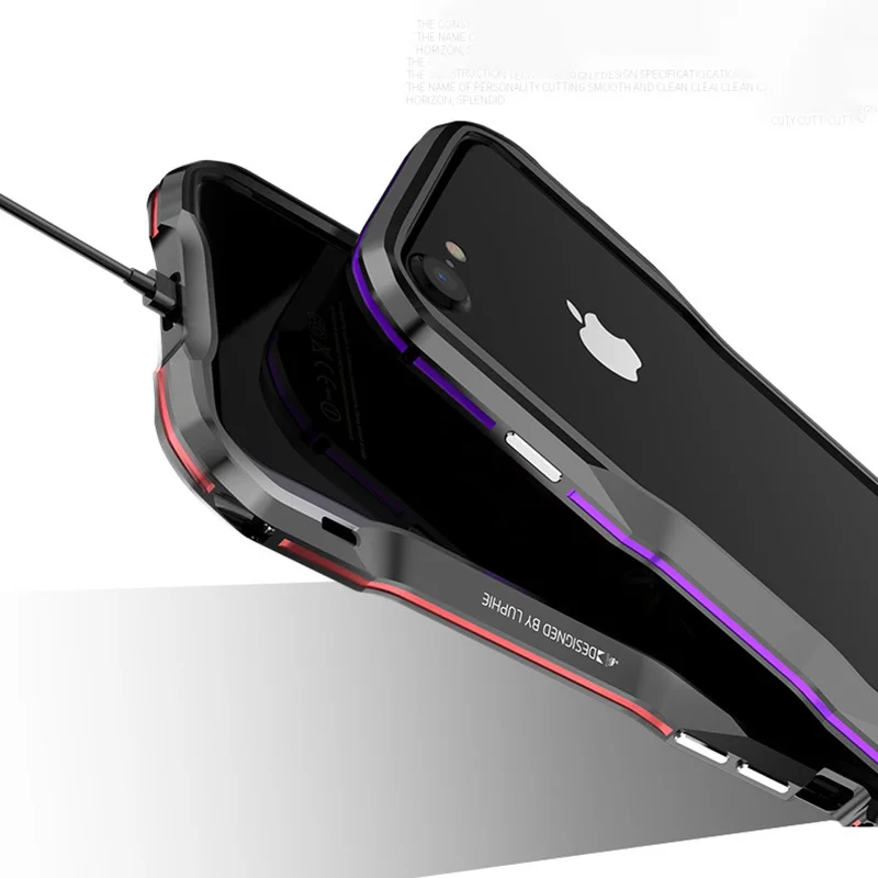 Металлический бампер чехол s для iPhone xs max чехол Роскошный Жесткий авиационный алюминиевый каркас чехол для телефона для iPhone11 Pro XR 8 7Plus чехол