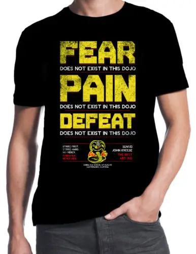 Футболка мужская летняя с принтом Кобра Кай | Мужская одежда