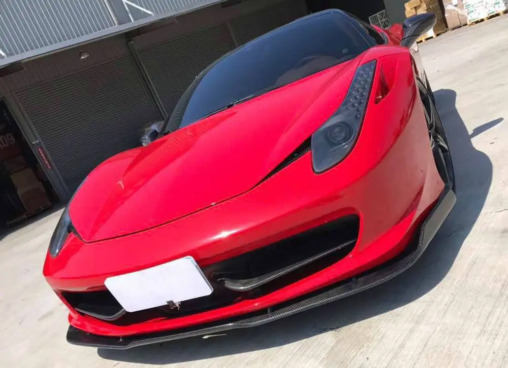 FRP передний бампер для FERRARI 458 бодикит передние бамперы оптом передний бампер