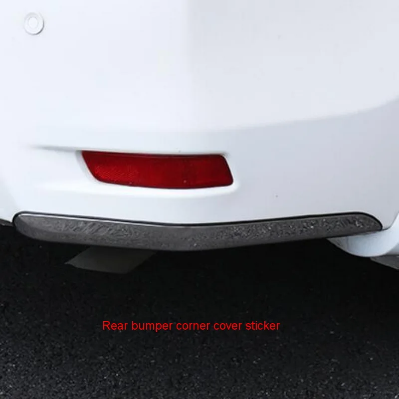 

Tonlinker передний/задний бампер угловая наклейка для TOYOTA Corolla Altis 2014-17 автомобильный Стайлинг 1 шт. наклейка на крышку из нержавеющей стали