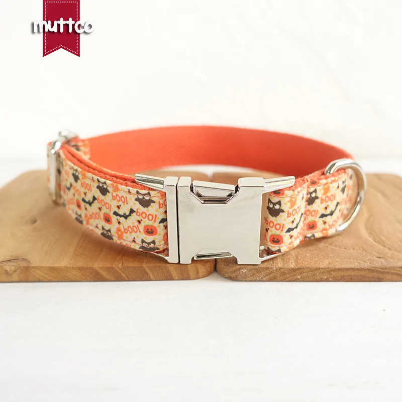Ошейник для собак MUTTCO галстук-бабочка животных Мягкий регулируемый поводок с