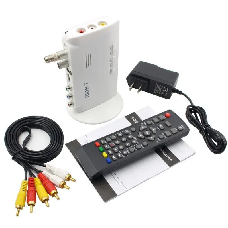 США/ЕС Разъем 1080P ISDB-T ISDB-C HDMI цифровой наземный конвертер спутниковый ТВ тюнер коробка приемник усилитель сигнала с пультом дистанционного управления