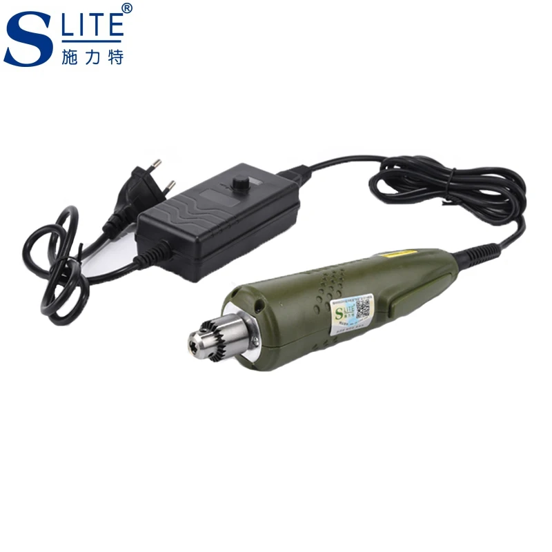 Slite Мини электрическая дрель шлифовальный станок с переменной скоростью Dremel