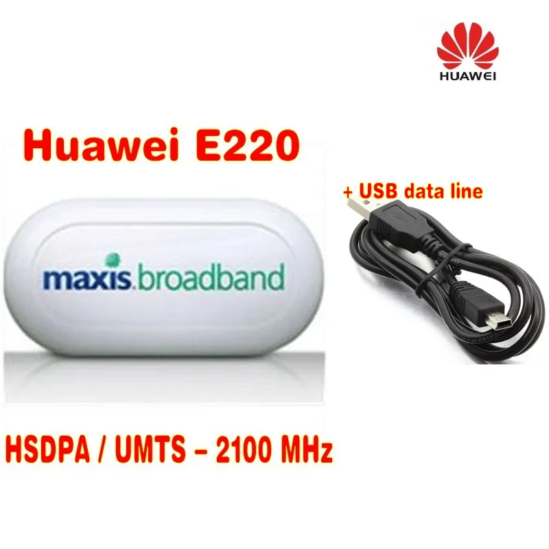 Оригинальный разблокированный HSDPA 100 Мбит/с HUAWEI E220 3G USB модем и 7 2 шт.|3g usb modem|modem