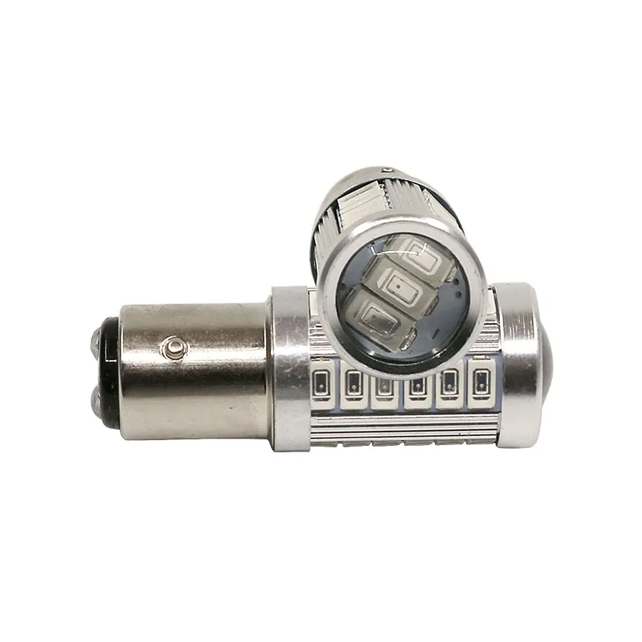 YCCPAUTO 2 шт. 1157 bay15d p21/5 Вт светодиодный стоп сигнал 5730 33SMD автомобильный Задний