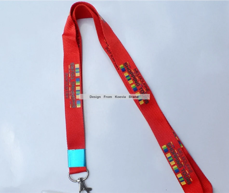 

Wholesale Custom lanyard silk screen printing identity Card neck strap Exhibition Meeting Lanyards