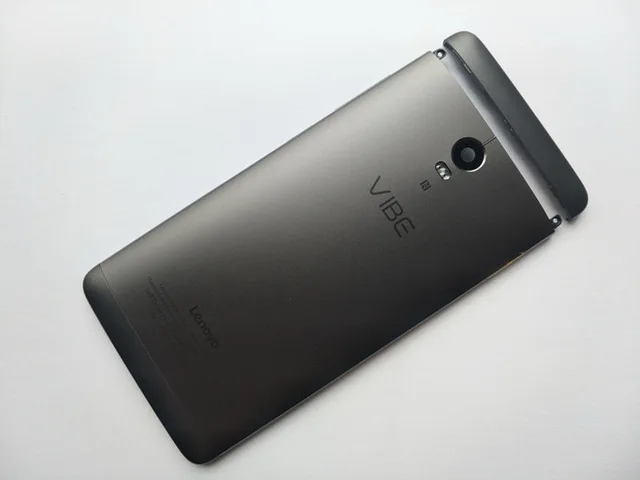 Сменный корпус батарейного отсека для lenovo Vibe P1 P1A42 P1c72 P1c58 Крышка батарейного отсека с боковыми кнопками+ объектив камеры - Цвет: Черный