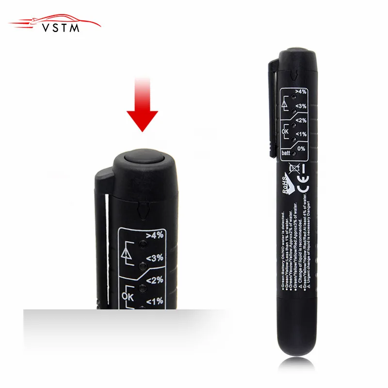 Автомобильные аксессуары тестер тормозной жидкости для автомобиля DOT3/DOT4