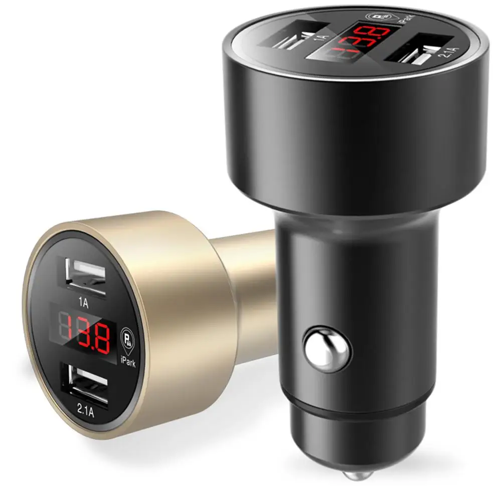 Bluetooth Positioning Smart Searching Car Dual Usb Led Display Cigarette Lighter Charge 3.1A Kit Charger | Автомобили и мотоциклы