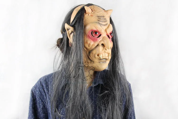 2016 Бесплатная доставка шестиугольная маска животного аниме демона страшного