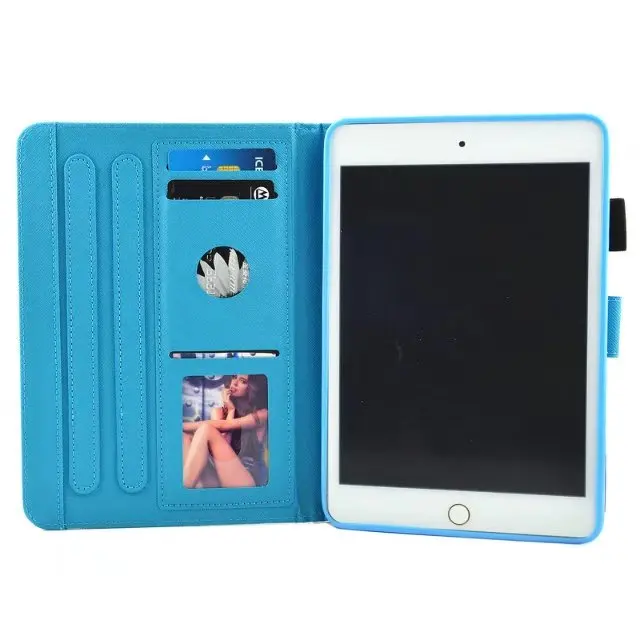 Smart Colorful Pattern Stand Shell Fashion Cartoon Silicone PU Leather Flip Case For Apple iPad Mini 1 2 3 4 Cover | Компьютеры и офис