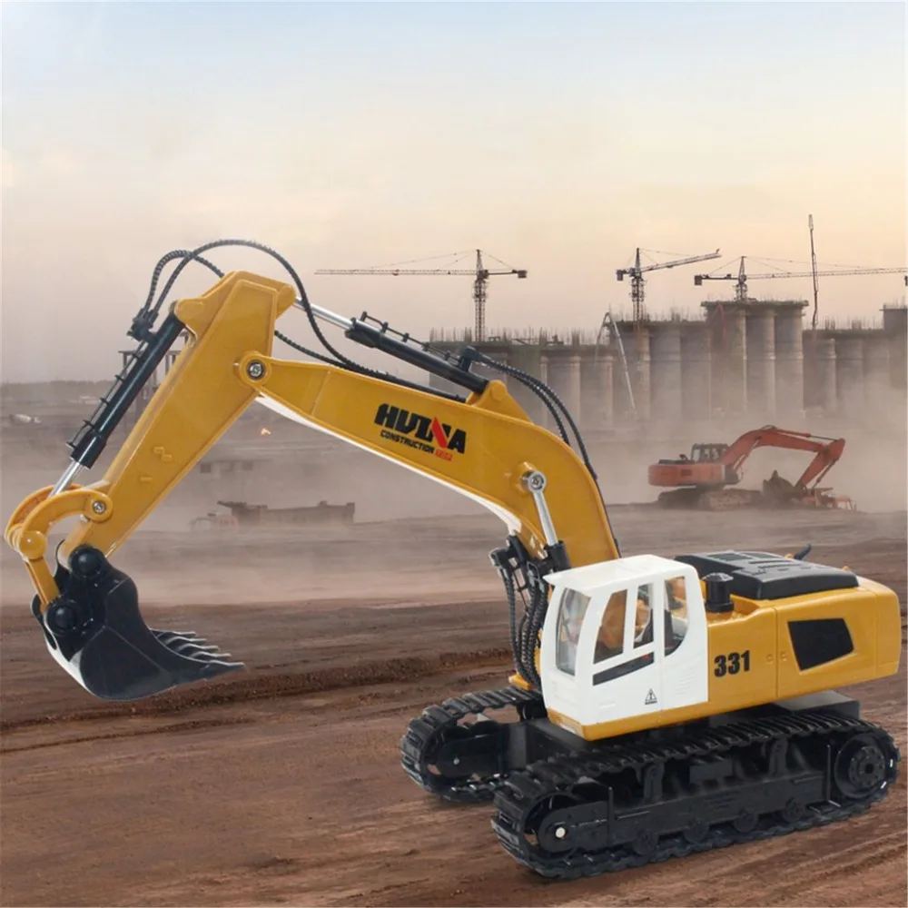 HUINA TOYS 1331 1/16 9CH RC экскаватор конструирование грузовика строительство автомобиля