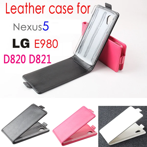 Кожаный чехол для LG Nexus 5 E980 D820 D821 книжка Nexus5 E 980 / D 820 821 телефона s чехлы сумки