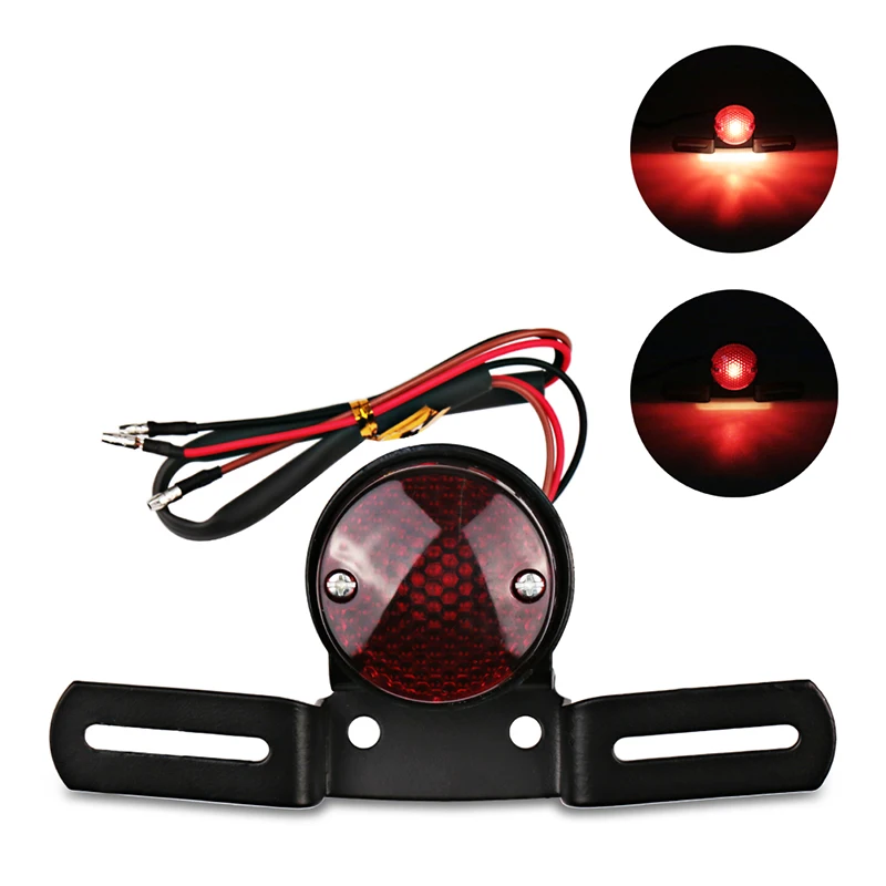 Задние фонари для мотоцикла кронштейн двигателя задний стоп сигнал световой