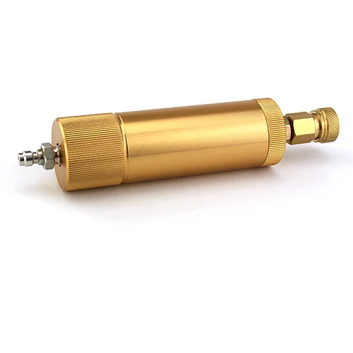 PCP Пейнтбол Airforce 300 бар 4500psi ручной насос фильтр M10x1 водно-масляный сепаратор фильтрации воздуха 50 см давление шланг быстрый соединитель - Цвет: gold2 with connector