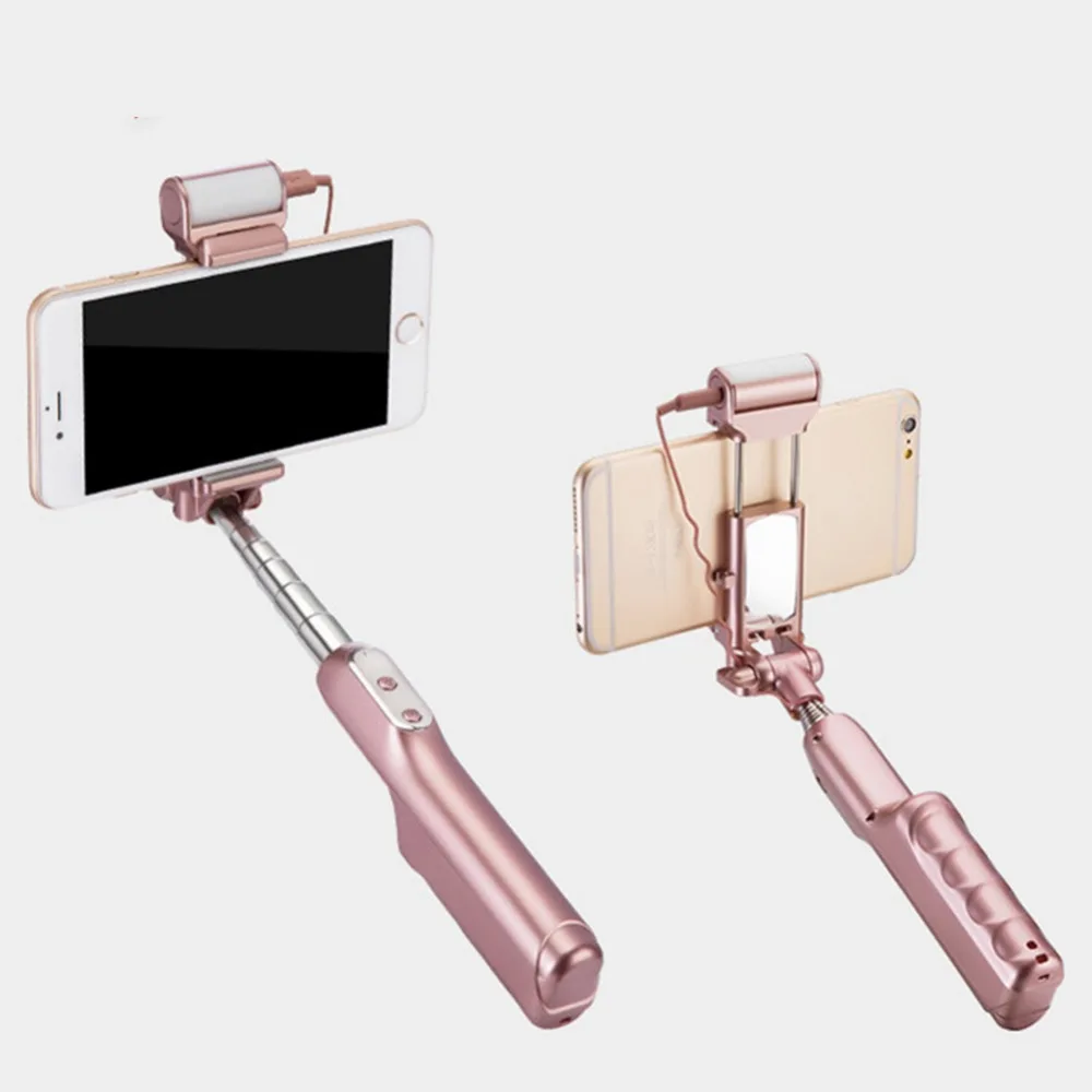 ADYSS Self Перш пало Pau De палок для селфи монопод с зеркалом света Android iPhone мобильный