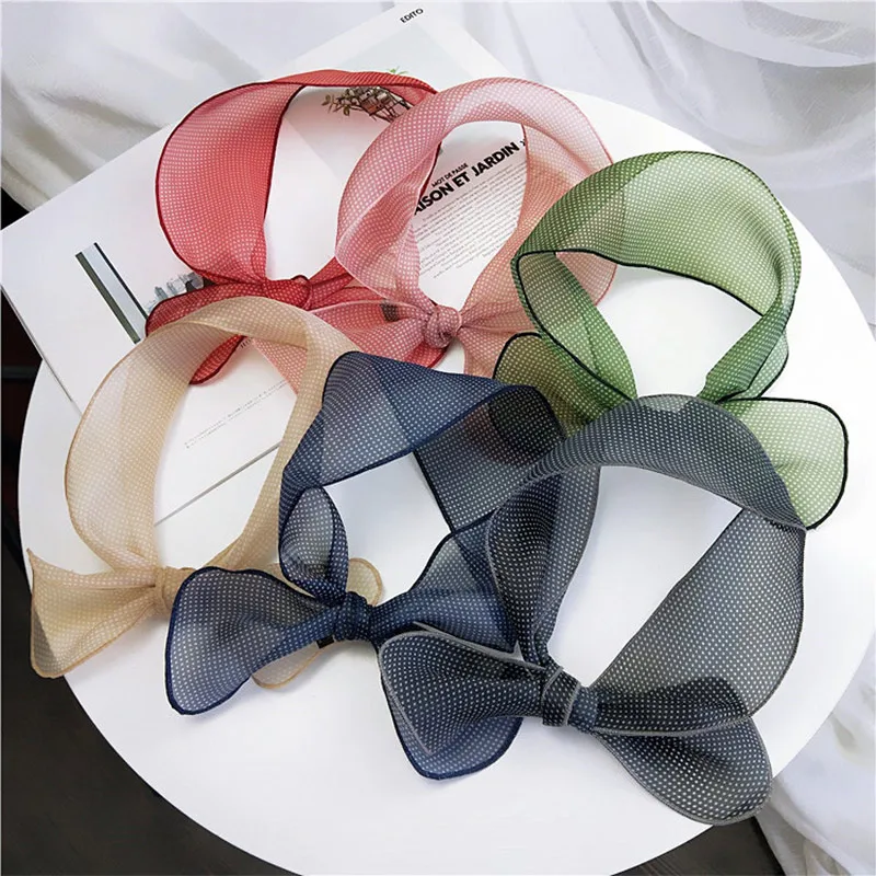 Новые маленькие шарфы-косынки для женщин осенне-летний шарф-платок на голову