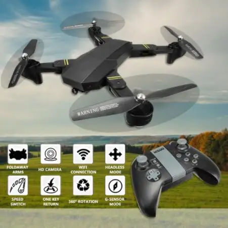 Visuo xs809hw складной Wi Fi FPV системы с 2mp Камера высота Удержание g сенсор режим rc