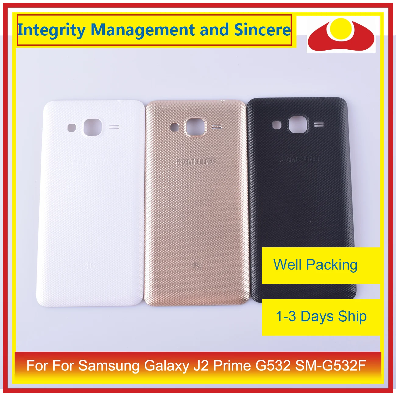 Для Samsung Galaxy J2 Prime G532 G532F SM-G532F корпус батарея Дверь задняя крышка корпус Корпус Замена