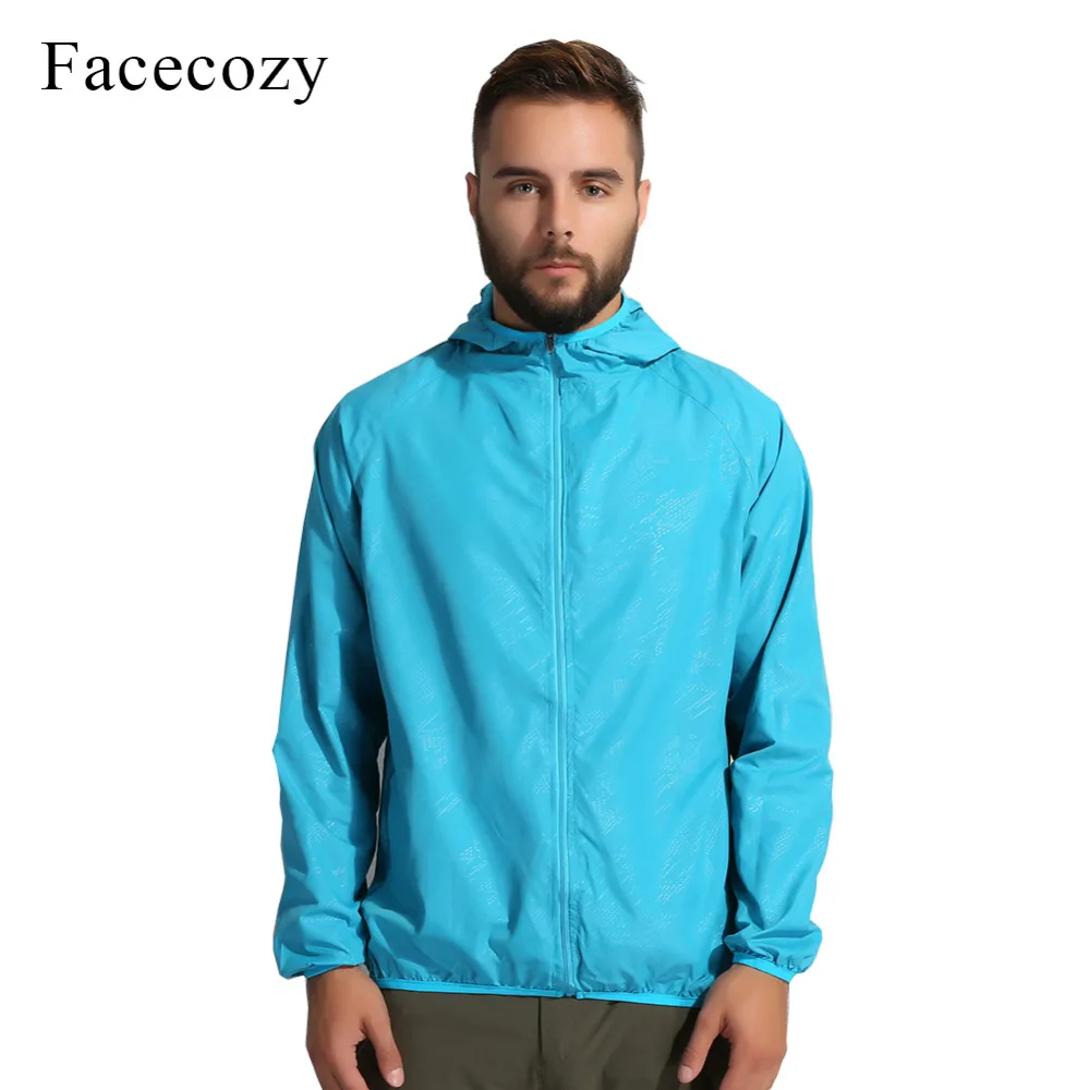 Facecozy любит летние уличные рыболовные рубашки с капюшоном УФ защитой красочные