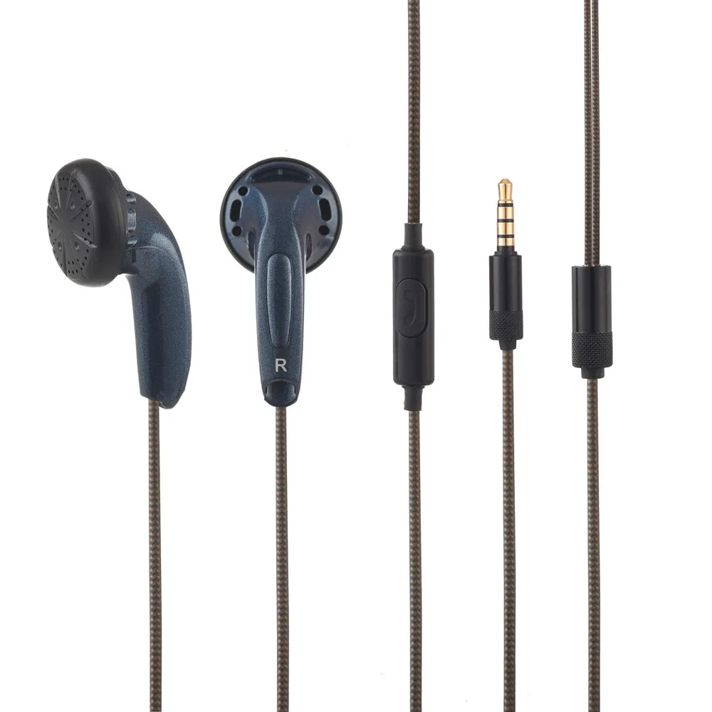 Новый FENGRU CMX500 DIY MX500 In-ear с плоской головкой Наушники Hi-Fi наушники регулятор баса DJ
