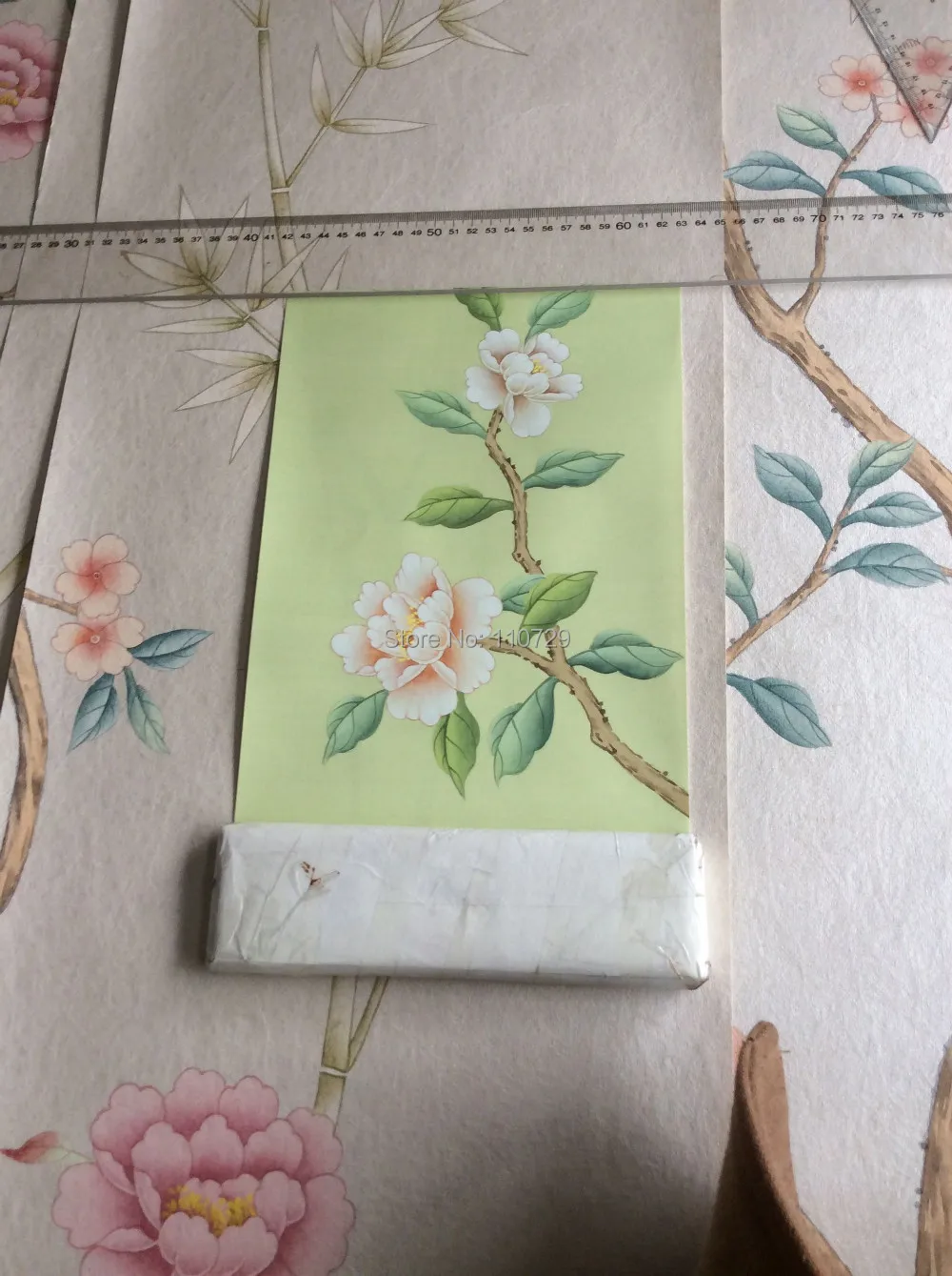 Китайские модные украшения в европейском стиле расписанные вручную обои с