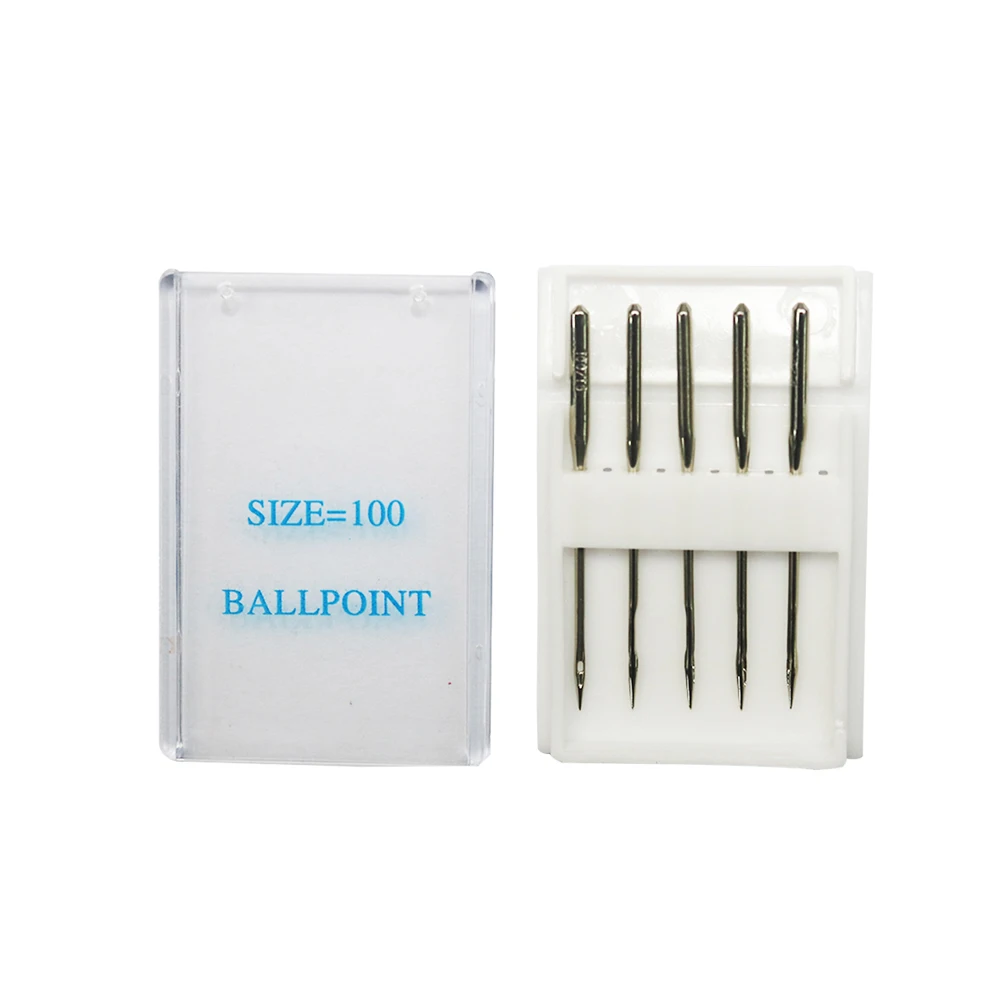 Иглы для бытовой швейной машины 70/10 90/14 100/16 70-80-90 DIY шариковая точка джинсы и общий швейный аксессуар инструмент