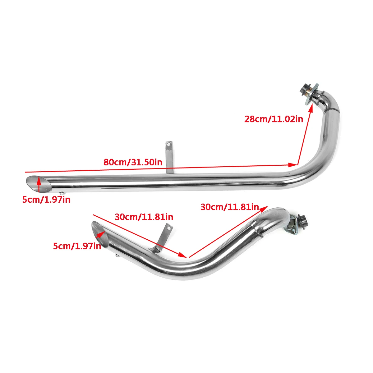 Новый 2 шт. глушитель выхлопной трубы мотоцикла полная система + глушители для Yamaha