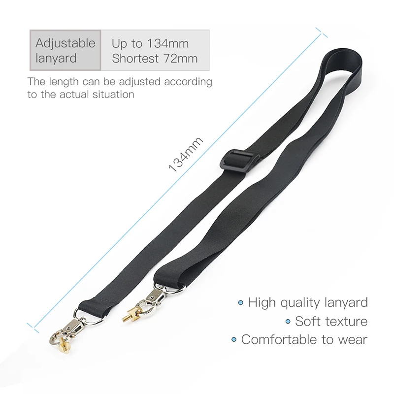 Ремень с металлической двойной подвесной пряжкой для DJI Smart Remote Controller Screen Sling Lanyard
